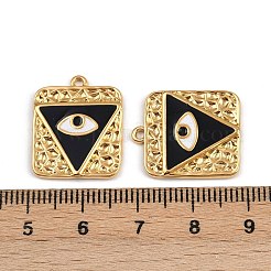 Подвески из нержавеющей стали 304 с черной эмалью&nbsp;STAS-P410-23G