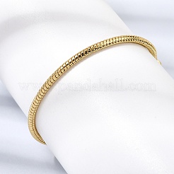 Herstellung von Armbändern aus 3 mm europäischem Messing.&nbsp;BJEW-A164-04G