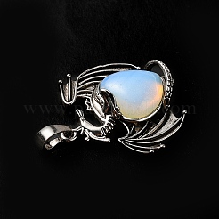 Опалитовые сердечные подвески&nbsp;KK-K331-01AS-03