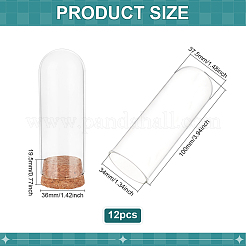 Стеклянные крышки купола cloche AJEW-BC0008-82