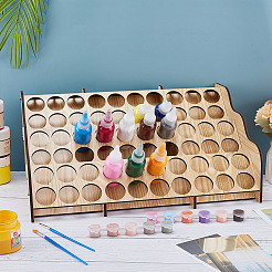 Мдф пигмент органайзер держатель подъемные стеллажи для показа&nbsp;AJEW-WH0606-86A