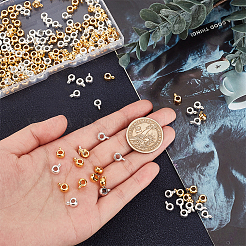 200 шт. 2-х цветные тибетские трубчатые дужки FIND-DC0001-83