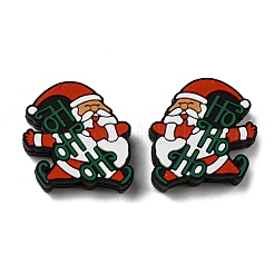 Санта-Клаус Рождественские пищевые экологически чистые силиконовые бусины&nbsp;LS-SIL-D001-02