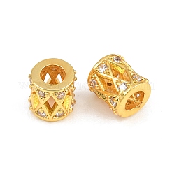 Perle europee in zircone chiaro con micro pavè di zirconi chiari&nbsp;CU-CBA6A75-24G