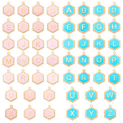 52шт 2 цвета сплава эмалевые подвески&nbsp;ENAM-TA0002-97A