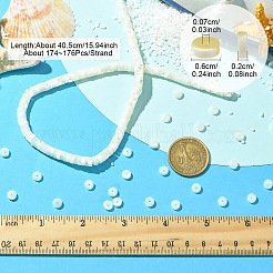 1 нить натуральных бусин из ракушек трохид/трохус&nbsp;SSHEL-YW0001-12A