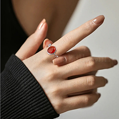 8 шт. 4 стиля ионного покрытия (IP) 304 нержавеющая сталь овальное кольцо манжеты компоненты&nbsp;RJEW-DC0001-18