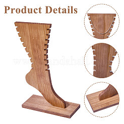 Holzfußkettchen-Ausstellungsständer&nbsp;ODIS-WH0025-224A