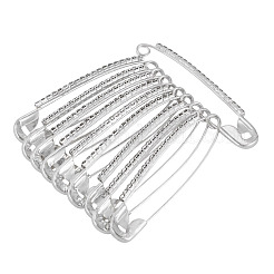 Железные булавки со стразами для одежды&nbsp;JEWB-TAC0010-42S