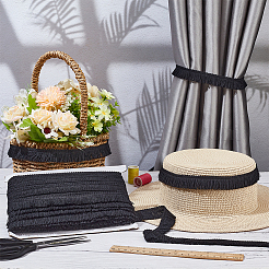 Лента с кисточками из полиэстера длиной 25 м.&nbsp;OCOR-WH0091-27C