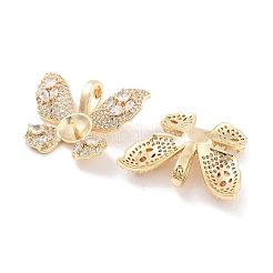 Латунные прозрачные колышки из циркония KK-P271-13G