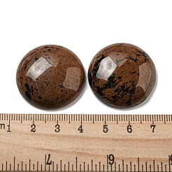 Natürliche Obsidian-Cabochons aus Mahagoni&nbsp;G-C115-02B-15
