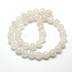Chapelets de perles en jade de Malaisie naturelle&nbsp;G-M101-6mm-09