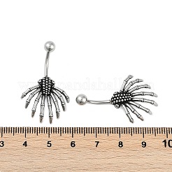 Кольца для пупка из хирургической нержавеющей стали 316 EJEW-G416-06AS