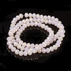 Chapelets de perles en verre électroplaqué&nbsp;EGLA-A034-J2mm-T06