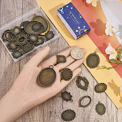1 sachet de cabochons pour pendentifs en alliage&nbsp;FIND-SC0023-79B-02
