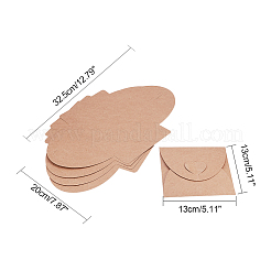 Винтажные квадратные сердечные пряжки cd конверты DIY-WH0092-01