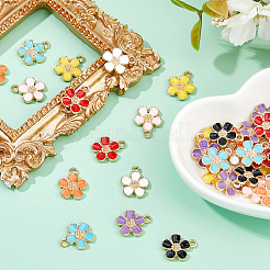 40 шт. 8 цвета экологически чистые подвески из цинкового сплава&nbsp;ENAM-DC0001-90