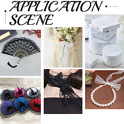 Отделочные ленты из полиэфирного кружева&nbsp;OCOR-WH20050-028G