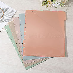 5 шт. листы-разделители для блокнота в полипропиленовом переплете&nbsp;AJEW-WH20006-191B