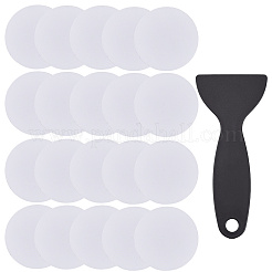 Плоские круглые противоскользящие наклейки для ванны peva AJEW-CN0003-85B