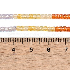 Cuentas de circonio cúbico hebras&nbsp;ZIRC-P125-2x3mm-16