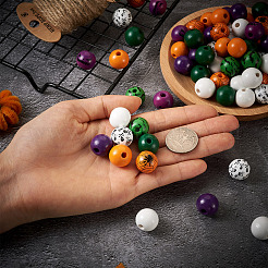 Наборы для изготовления деревянных украшений на хэллоуин своими руками&nbsp;DIY-CD0001-42