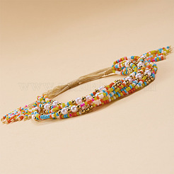 Браслеты из плетеных бусин в богемном стиле FS-WG2B627-01