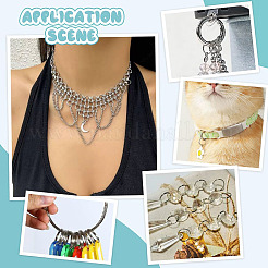 1000 шт. 5 разъемных кольца из нержавеющей стали 304 STAS-ME0002-63