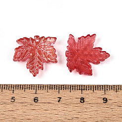 Подвески из прозрачного стекла с росписью для запекания&nbsp;DGLA-N014-11A-04