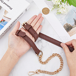 Регулируемые плечевые ремни из искусственной кожи&nbsp;FIND-WH0137-16B