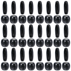 200 шт. 2 стиля крашеных бусин из натурального дерева&nbsp;WOOD-PA0001-29A