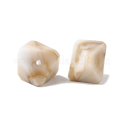 Непрозрачные акриловые бусины&nbsp;OACR-D320-02F