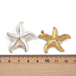 Фурнитура для сережек-гвоздиков в виде морских звезд из нержавеющей стали 304&nbsp;EJEW-A142-03B-G