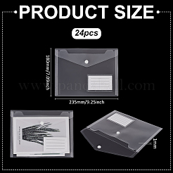 Прозрачные пластиковые пакеты для хранения документов&nbsp;LS-AJEW-WH0695-091