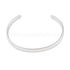 Некорневой браслет из нержавеющей стали 304 с открытыми манжетами BJEW-H591-01P-01