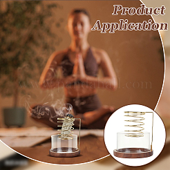 Porta incienso de vidrio&nbsp;AJEW-WH0817-119A