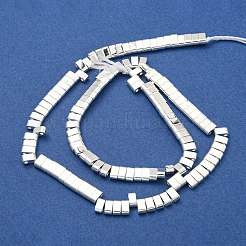 Гальванические нити из синтетических немагнитных гематитовых бусин&nbsp;G-I360-B01-04