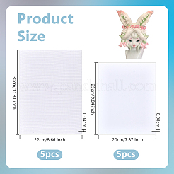 10 шт. 2 вида листов ПВХ пластика&nbsp;AJEW-OC0005-73A