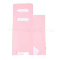 Scatole portaoggetti in carta per regali con finestra visibile&nbsp;CON-WH0110-003B-02