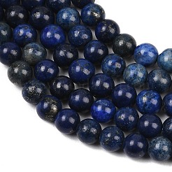 Круглые окрашенные бусины из натурального лазурита диаметром 16 дюйм&nbsp;GSR6mmC123