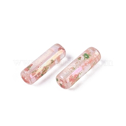 Cuentas de corneta de vidrio transparente de Picasso&nbsp;SEED-N010-02A-07