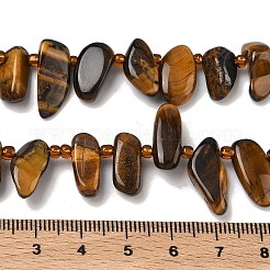Природных тигровый глаз бисер нитей&nbsp;G-Z130-A01-02