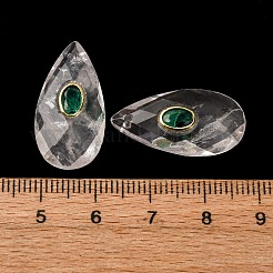 Природного кварца хрустальных подвесок&nbsp;G-P586-01G-10