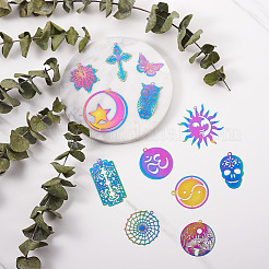 24 шт. 12 стиля вакуумного покрытия PVD 201 подвески из нержавеющей стали STAS-CW0001-03