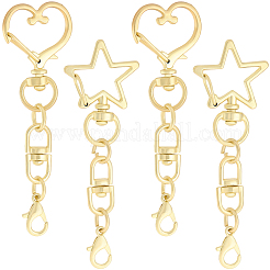 20 шт. 2 стиля поворотных застежек из цинкового сплава&nbsp;FIND-SP0004-24LG