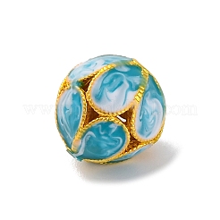 Бусины ручной работы перегородчатой&nbsp;KK-U042-13A-02