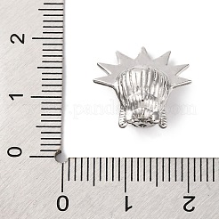 Покрытие стойки латунь с фианитами&nbsp;KK-S406-13P