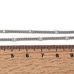 12 Stück 2.2 mm 304 Edelstahl strukturierte gedrehte Kette Halskette für Damen und Herren&nbsp;NJEW-H093-20P-01