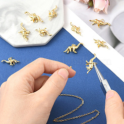 10шт 2 стиля латунные подвески&nbsp;KK-BBC0020-16